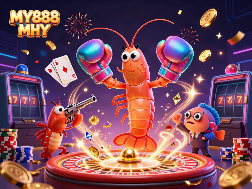 Experience the thrill of MY888 MY casino gaming with vibrant characters and dynamic elements.