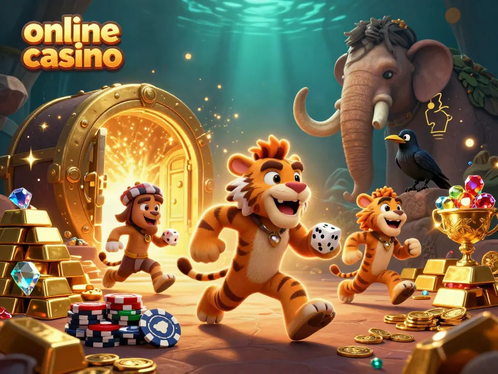 Experience thrilling wins at an online casino with our prehistoric characters and sparkling treasures!