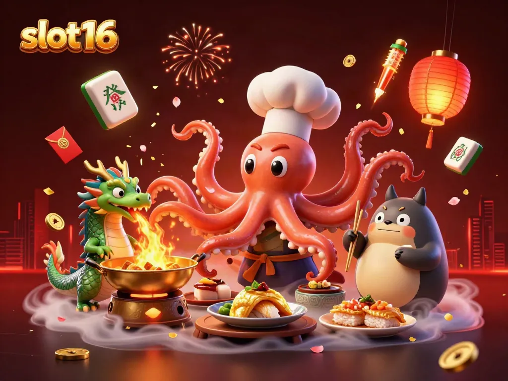 Engage with slot16's vibrant casino experience featuring engaging characters and dynamic game elements.