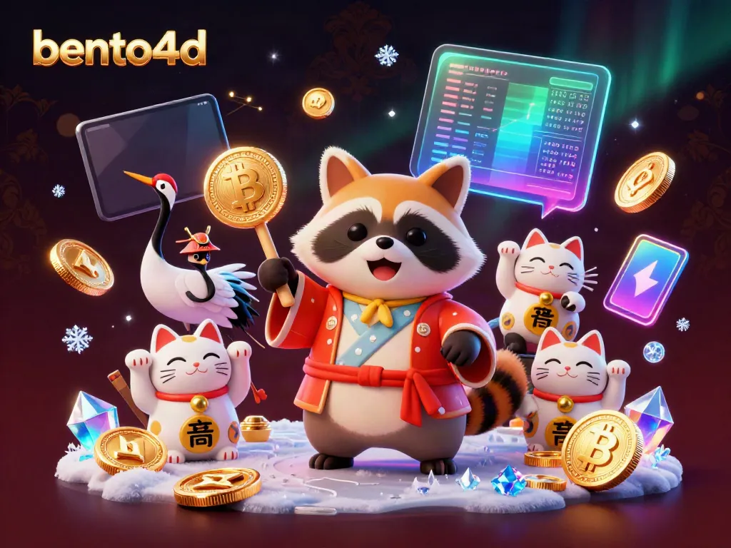 Experience winnings with bento4d’s vibrant and dynamic casino illustration featuring lucky symbols.