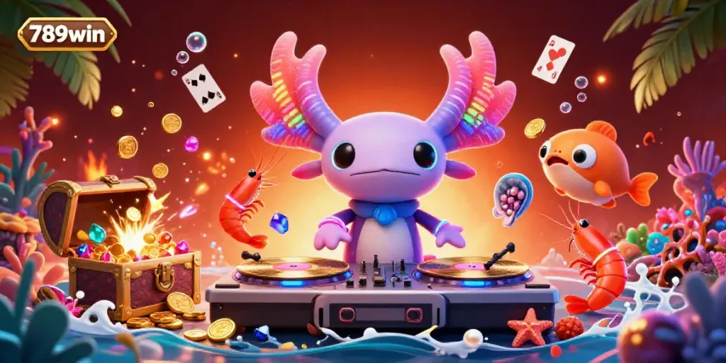 Engage in exciting underwater gaming with 789win featuring a vibrant DJ scene and dynamic elements.